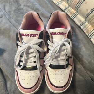 Hello Kitty Pink and Black Sneakers